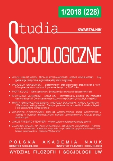 Studia Socjologiczne