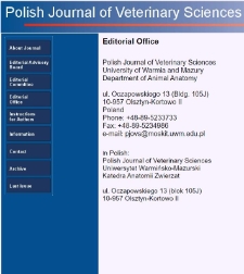 Polish Journal of Veterinary Sciences