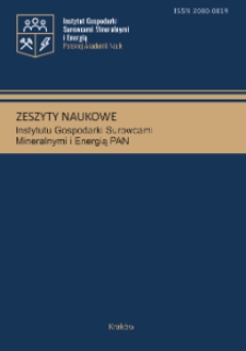 Zeszyty Naukowe Instytutu Gospodarki Surowcami Mineralnymi Polskiej Akademii Nauk