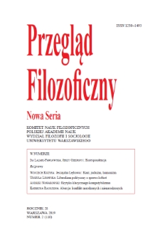 Przegląd Filozoficzny. Nowa Seria