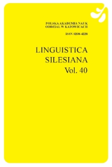 LINGUISTICA SILESIANA