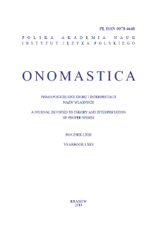 Onomastica