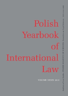 Polish Yearbook of International Law