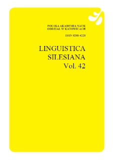 LINGUISTICA SILESIANA