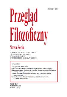 Przegląd Filozoficzny. Nowa Seria