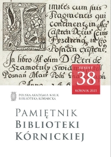 Pamiętnik Biblioteki Kórnickiej