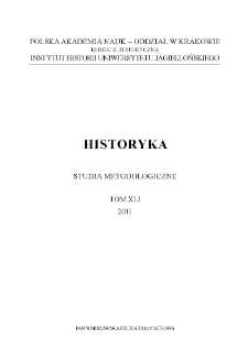 Historyka Studia Metodologiczne