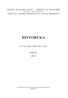 Historyka Studia Metodologiczne