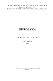 Historyka Studia Metodologiczne