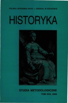 Historyka Studia Metodologiczne