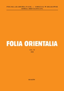 Folia Orientalia