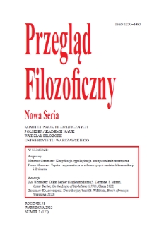 Przegląd Filozoficzny. Nowa Seria