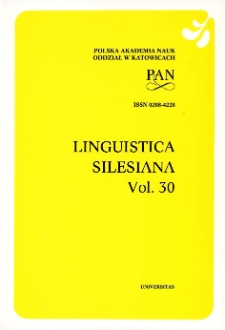 LINGUISTICA SILESIANA