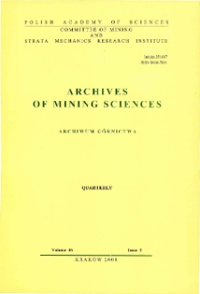 Archives of Mining Sciences