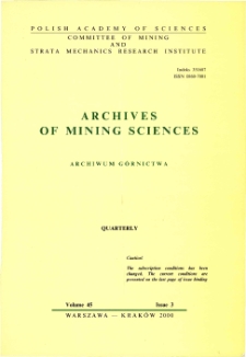 Archives of Mining Sciences