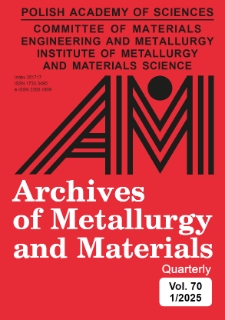 Archives of Metallurgy and Materials